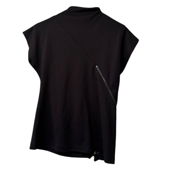 Catherine Malandrino For Design Nation Short Sleeve Top Black Size Medium Modern - Picture 2 of 11